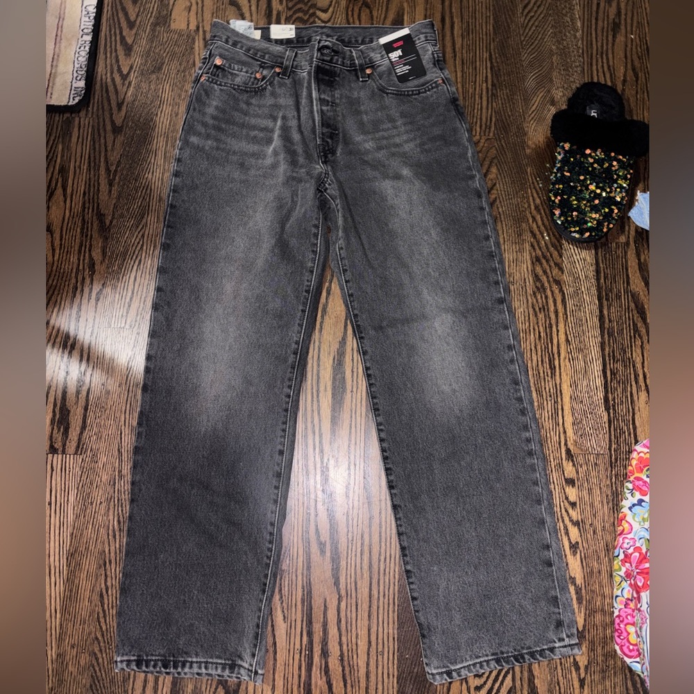 Levi's 501 90s Charcoal Straight Jeans 29 x 30